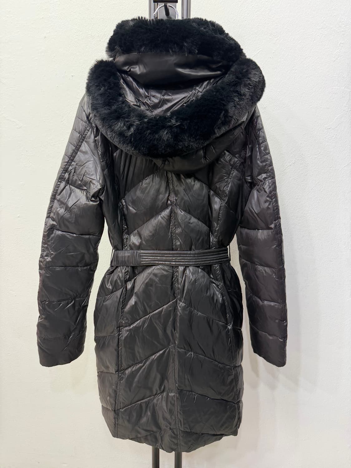 정품) 마이클코어스 금장 퍼 패딩 S 상품이미지6