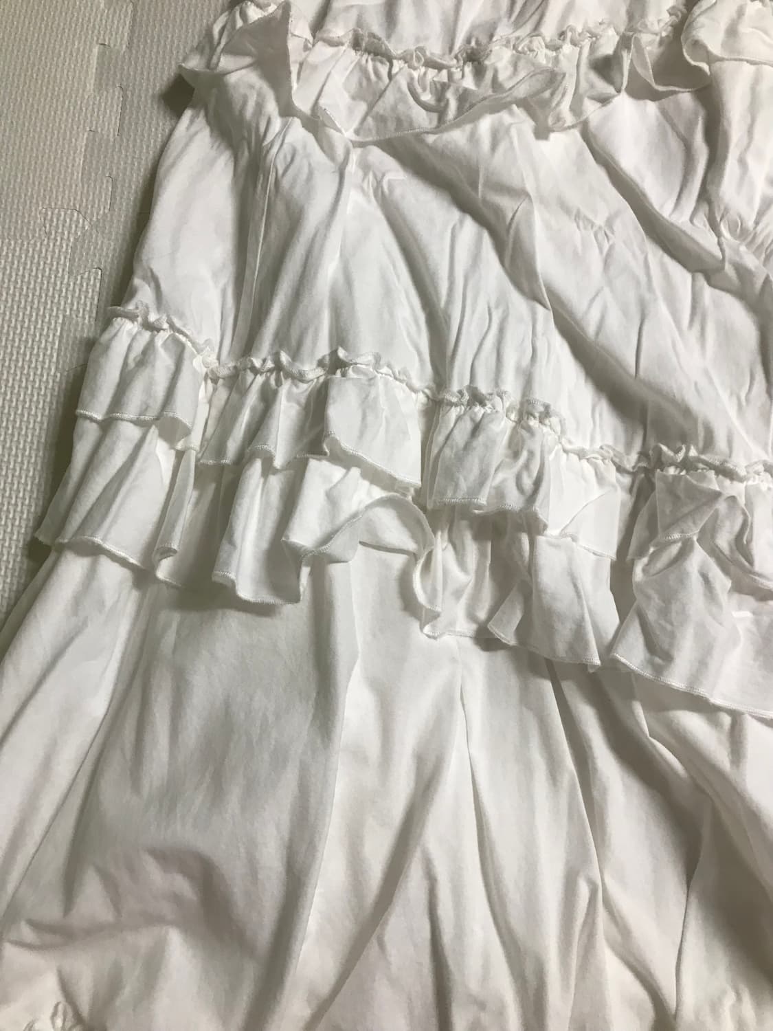 빈티지 프릴 롱 스커트 상품이미지4