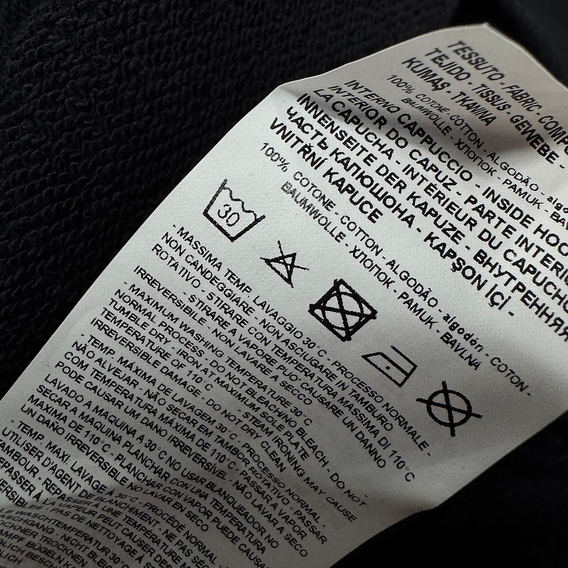 엠포리오 아르마니 23 로고 후드티 XL [새상품] 상품이미지5