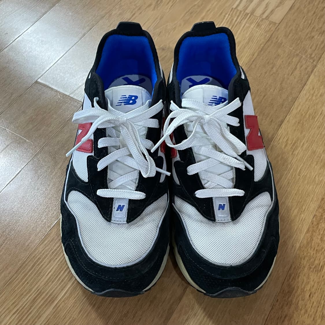 뉴발란스 X-레이서 블랙 레드 운동화 270 상품이미지2