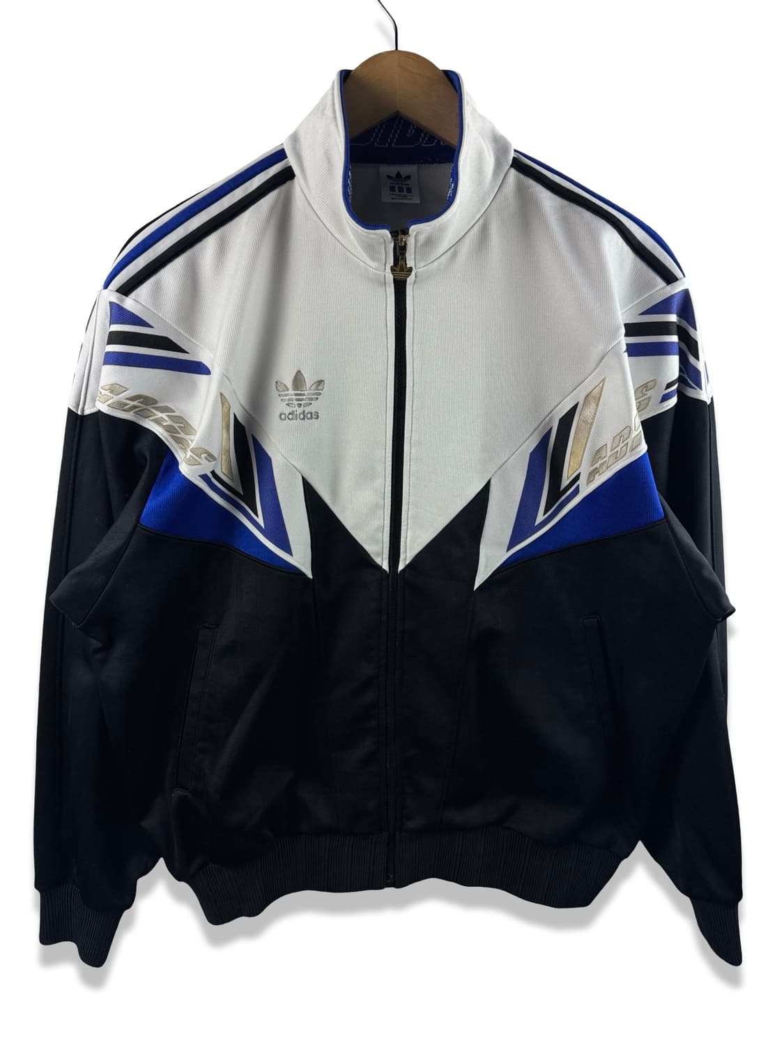 90S 아디다스 올드스쿨 가오리핏 흰파검 포카리 져지2447 상품이미지1