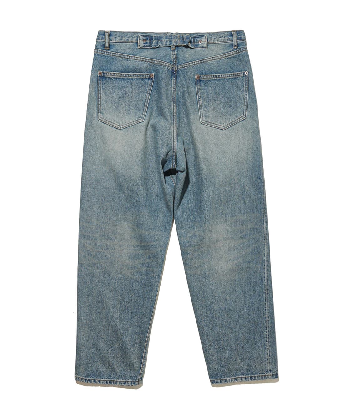 아워셀브스 와이드테이퍼드 데님팬츠 워시드블루 상품이미지2