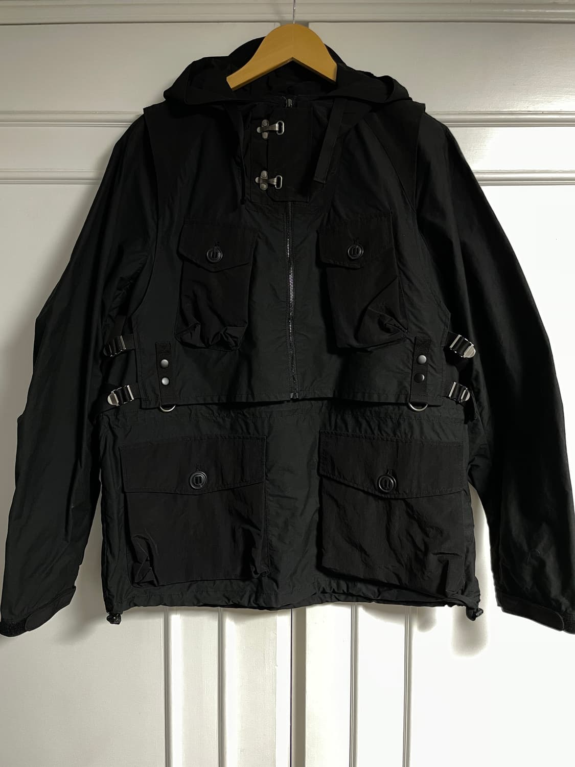 BESLOW Purple Detachable Anorak Black M 상품이미지1