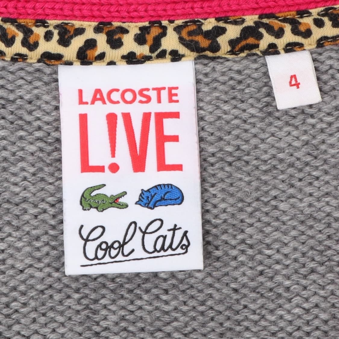 라코스테 x 쿨 캣츠 엠브로이드 울 가디건 상품이미지8