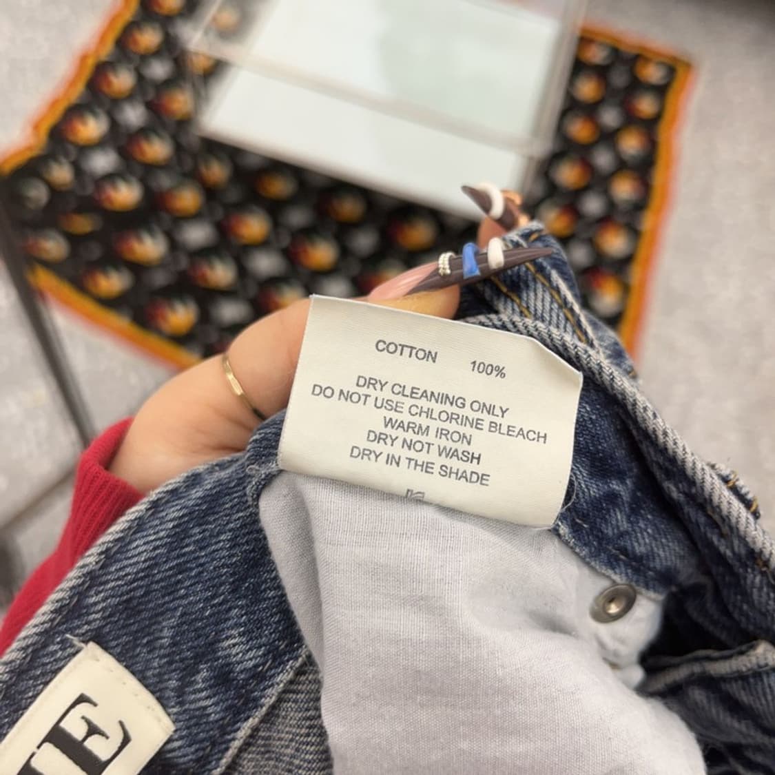 ACME 빈티지 와이드 워싱 데님팬츠 S C07754 상품이미지7