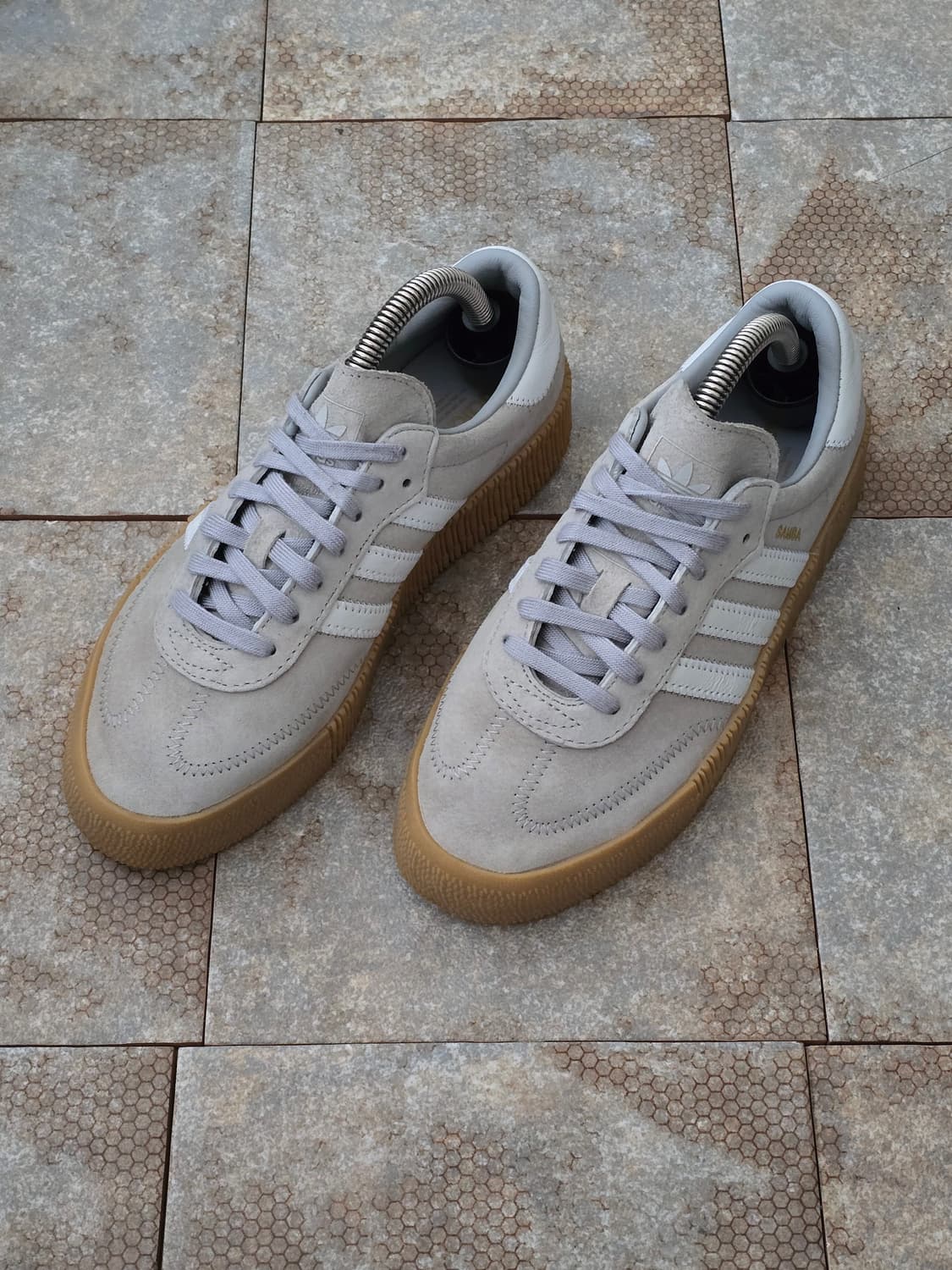 (225)아디다스 삼바로즈 라이트 그레이 상품이미지1