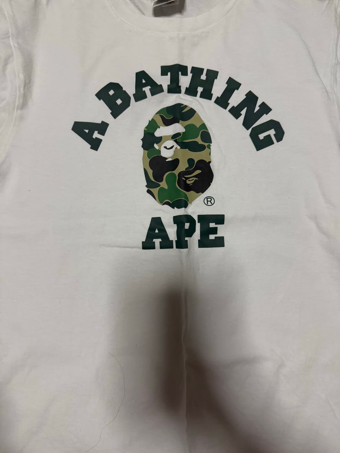 베이프 카모 반팔티 S 상품이미지1