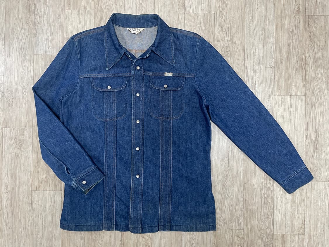 100~105) RRL원판 70's 세즈필드 웨스턴 데님자켓(미국제) 상품이미지1