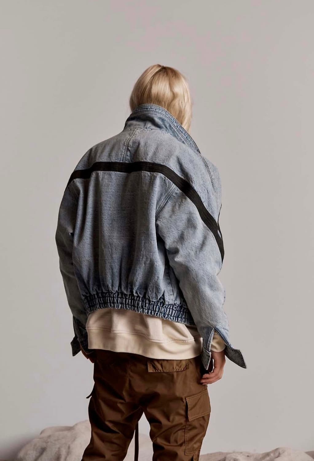 👕데님 누빔 자켓 95~100사이즈 (택배비 포함) 상품이미지2