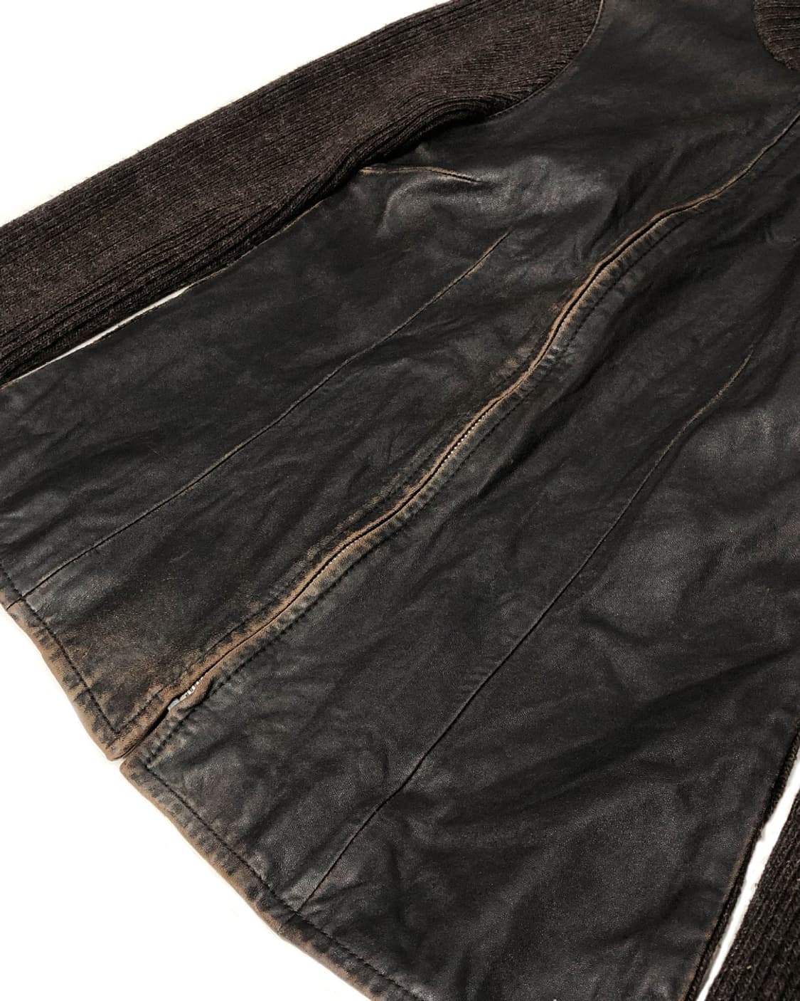 max&co. 양가죽 니트 집업 상품이미지7