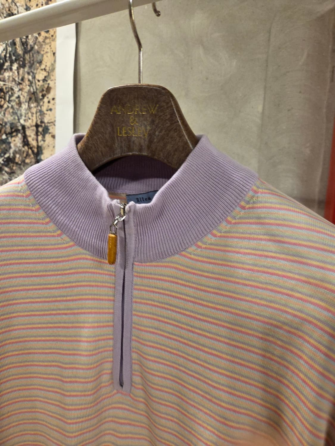 이탈리아 브랜드 알테아 짚업니트 상품이미지8