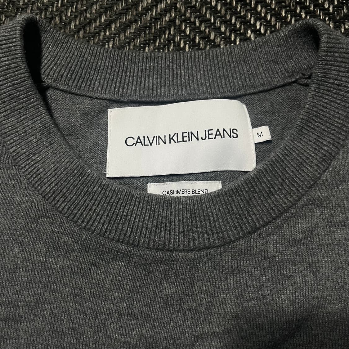 CALVIN KLEIN JEANS 캘빈클라인 캐시미어 니트 상품이미지4