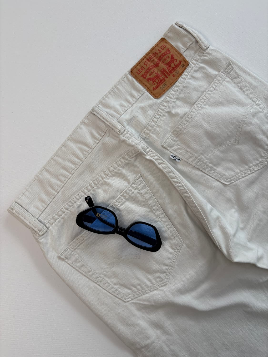 [31x32] 리바이스 505 아이보리 베이지탭 상품이미지4