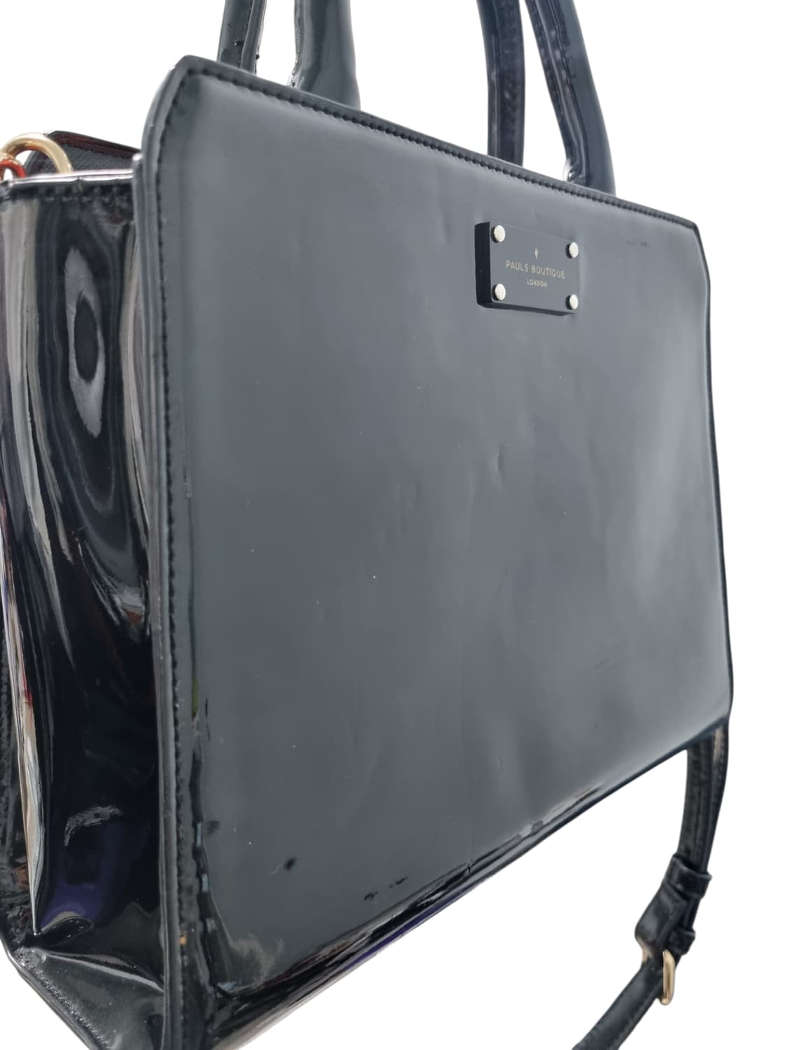 폴스부띠끄 블랙 에나맬 백 상품이미지2