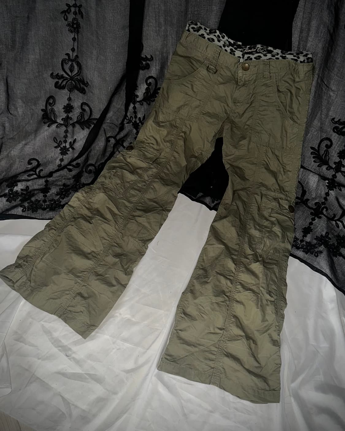 Khaki cargo pants 상품이미지1