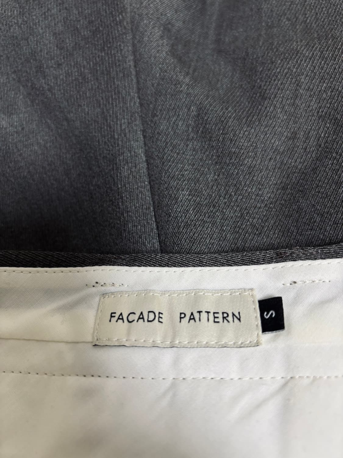 파사드패턴 FACDE PATTERN 슬랙스 팬츠 상품이미지3
