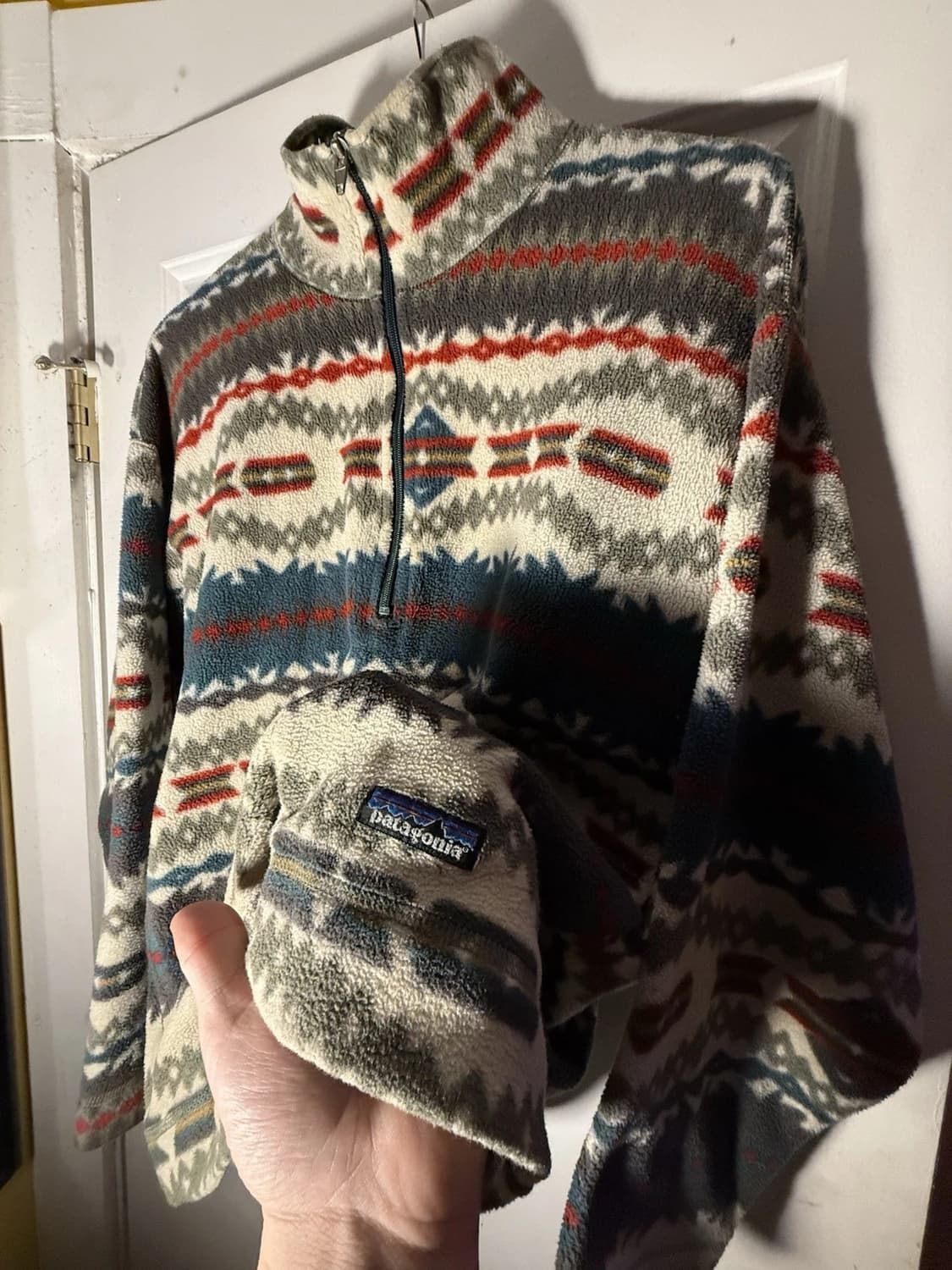 90s 파타고니아 신칠라 스냅-T 아즈텍 패턴 USA 상품이미지2