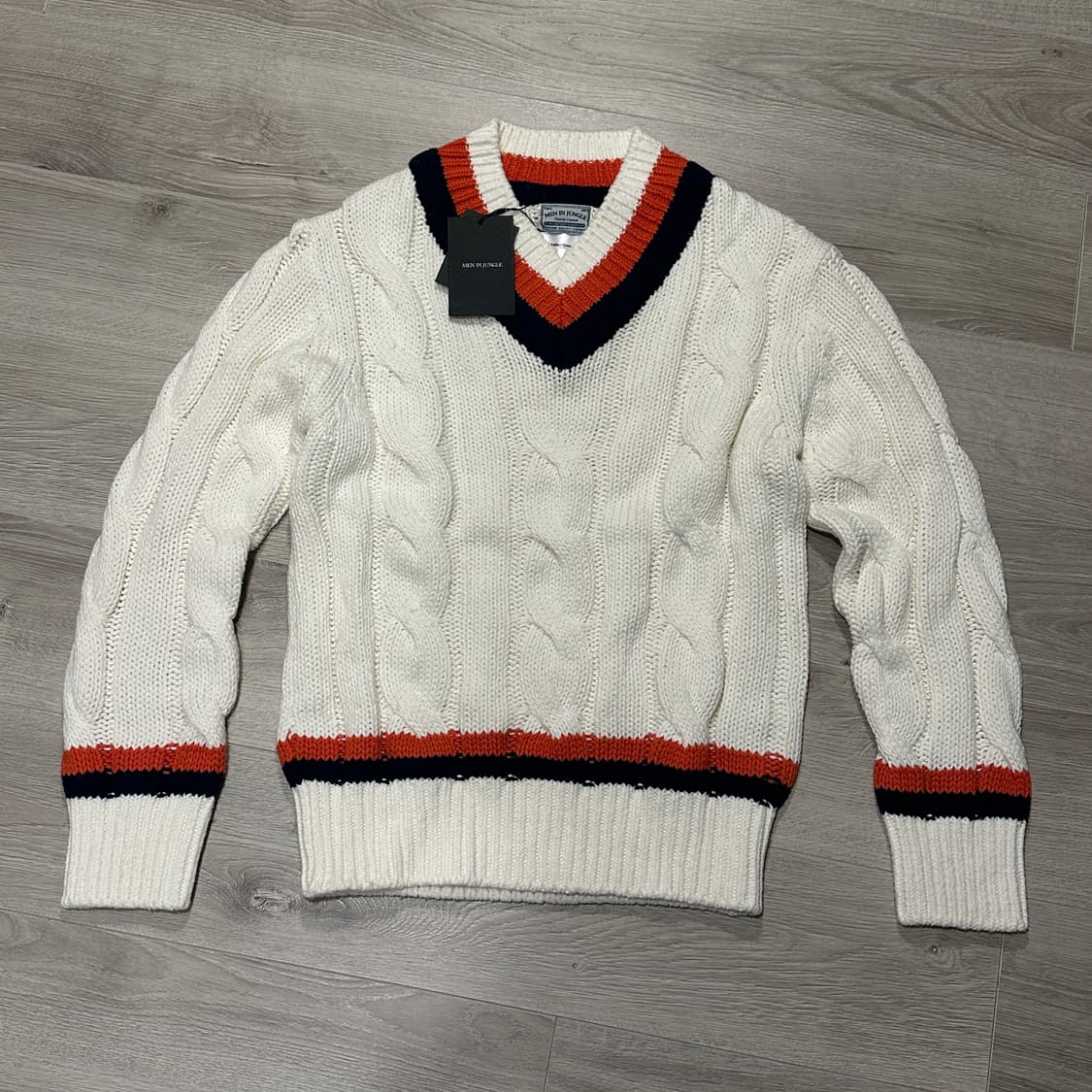 MEN IN JUNGLE 맨인정글 크리켓 니트 상품이미지1