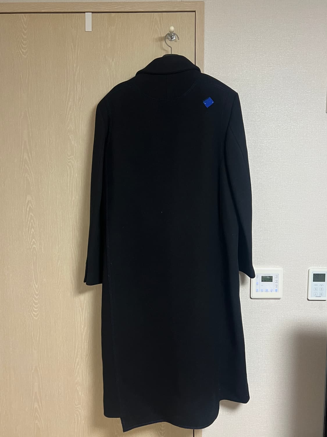 M-L) 아더에러 x 자라 오버사이즈 울 코트 블랙 상품이미지2