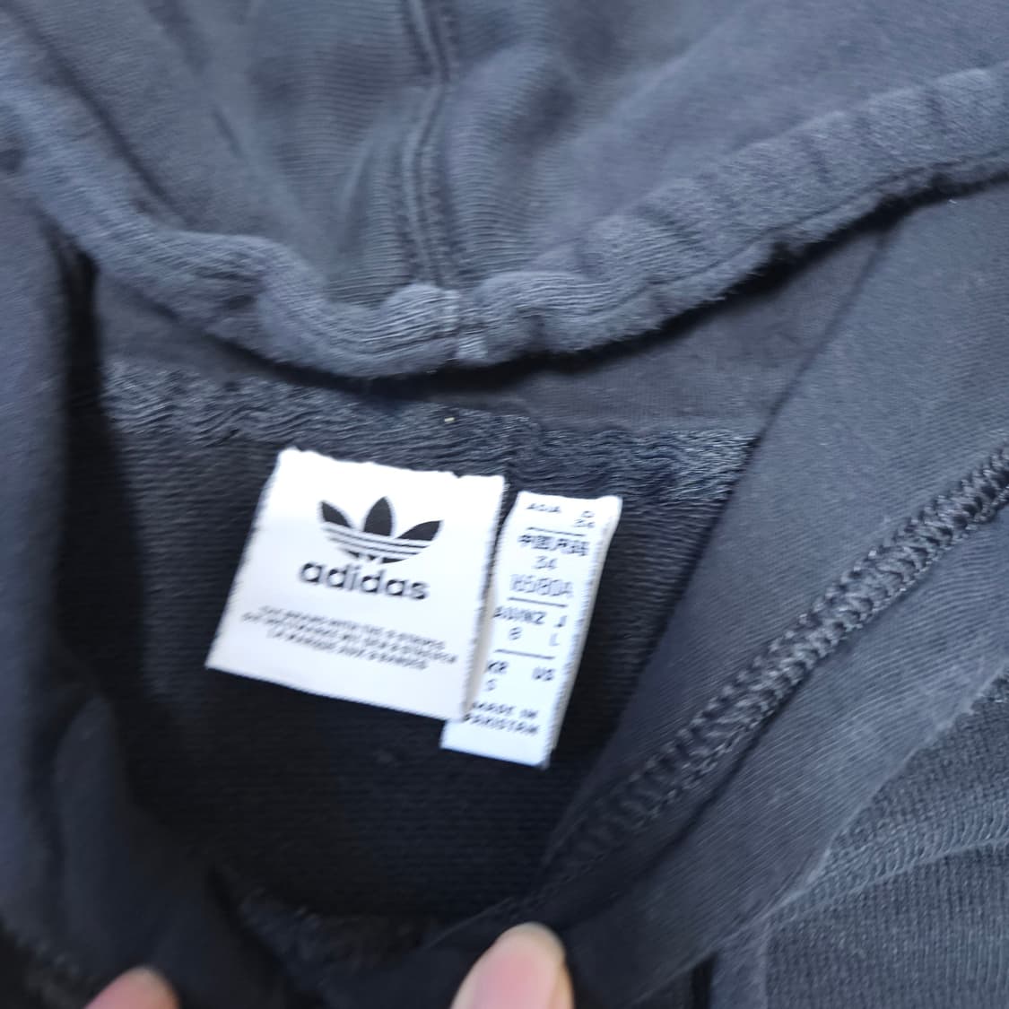 아디다스 파이어버드 크롭 후드티 S 상품이미지5