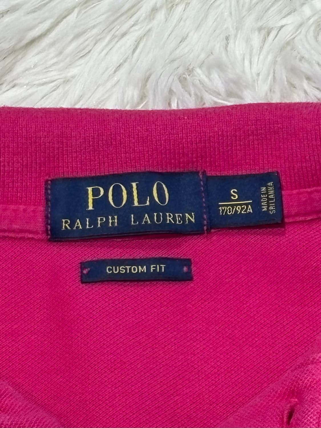 폴로랄프로렌 그린포니 핑크 반팔 카라티 상품이미지6