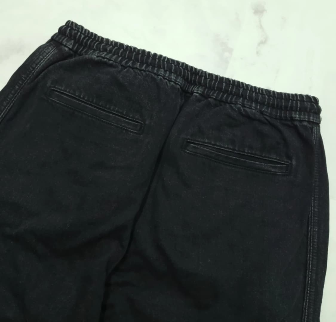 준지 블랙 조거 팬츠 남성 34 상품이미지4