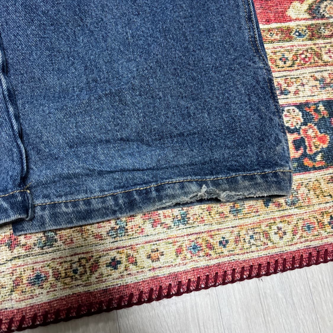 엑스트라오디너리 더블니 데님 XL 상품이미지5