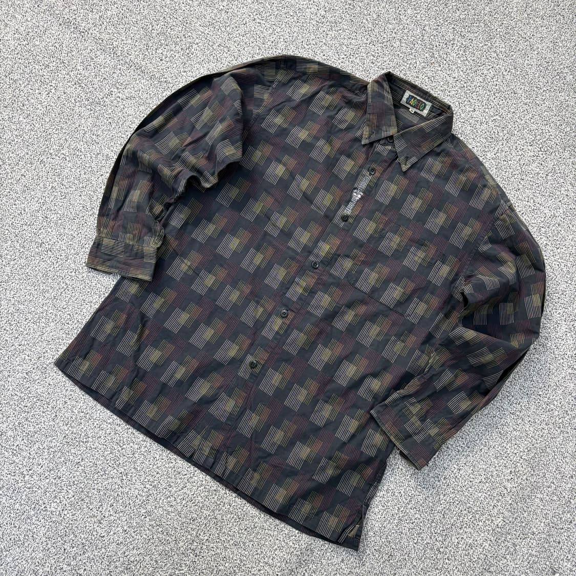 M 빈티지 남성 긴팔 셔츠 남방 0319J 상품이미지1