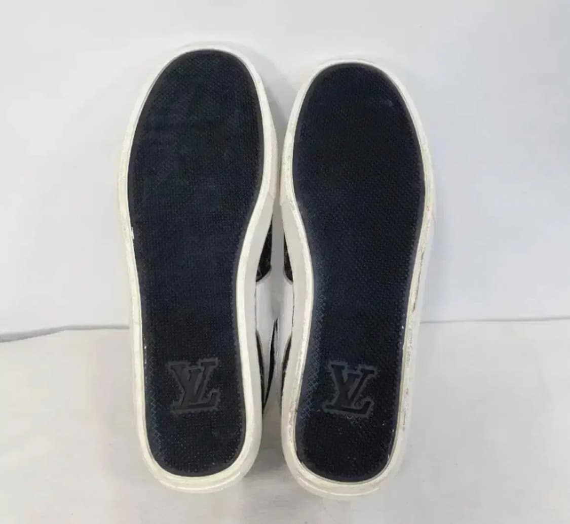 [정품] 루이비통 실버 투톤 레더 트레이너 스니커즈 275 상품이미지3