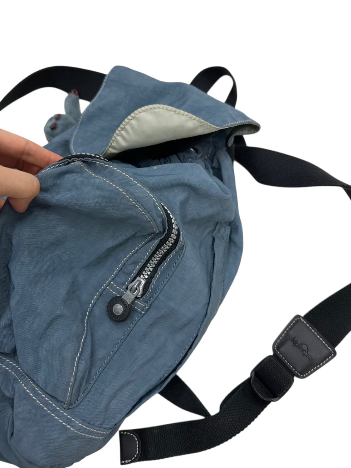 키플링 복조리 백팩 가방 소라색 상품이미지5