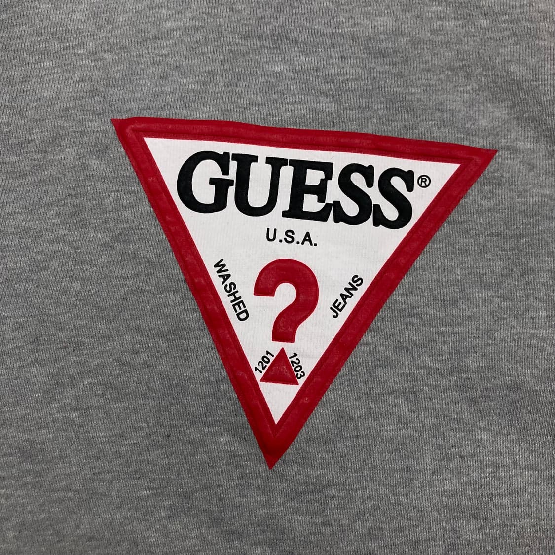 게스 그레이 컬러 센터 로고 맨투맨 상품이미지2