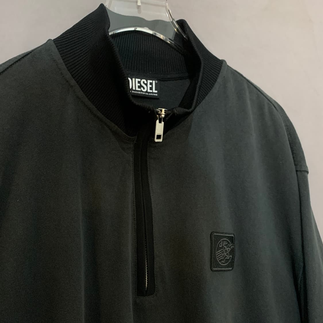 XL 디젤 아라곤 다잉 워싱 하프 쿼터 반집업 긴팔티 맨투맨 상품이미지5