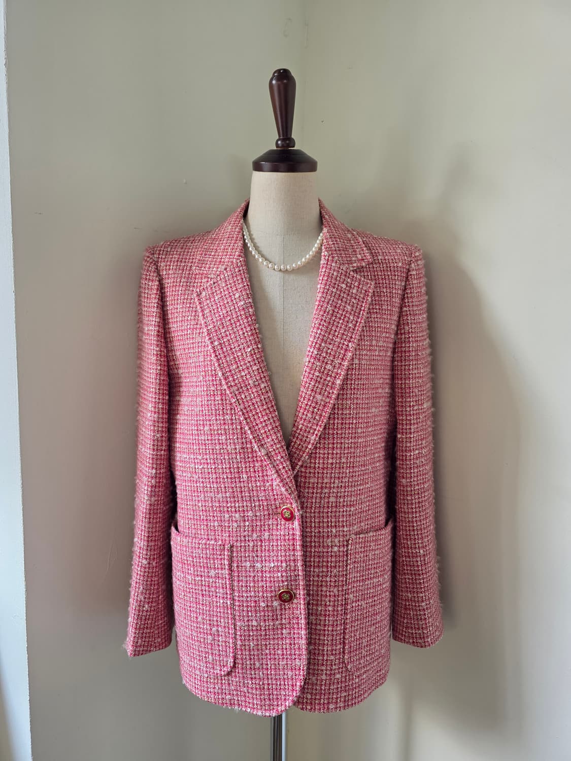 부클 트위드 자켓 상품이미지2