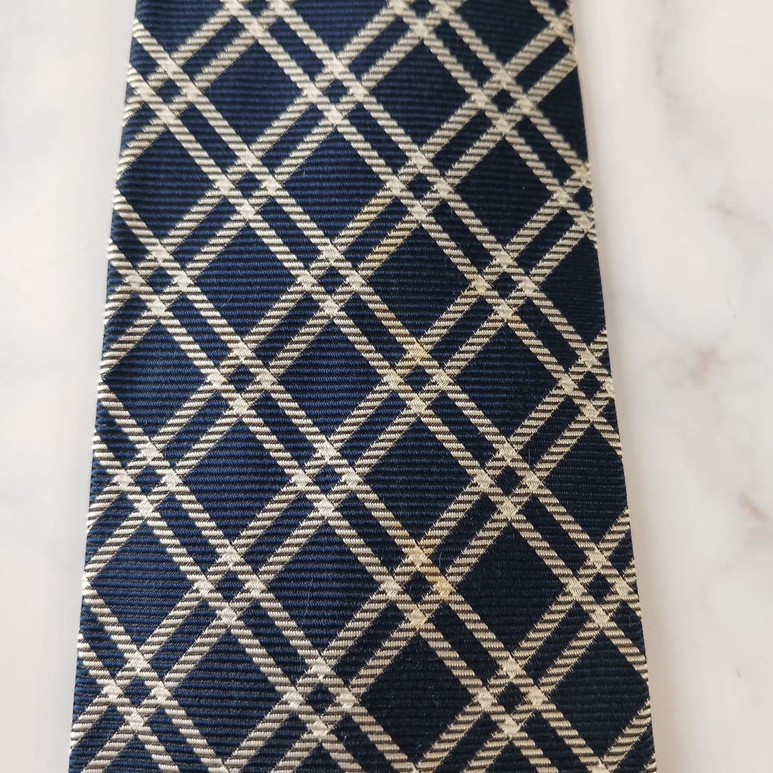 폴로랄프로렌 실크 네이비 체크 넥타이 10.1cm A~B등급 A19535 상품이미지6