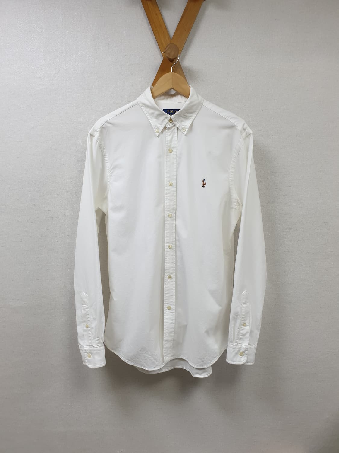 [L/105/정품] 폴로 옥스퍼드 스판셔츠 상품이미지1