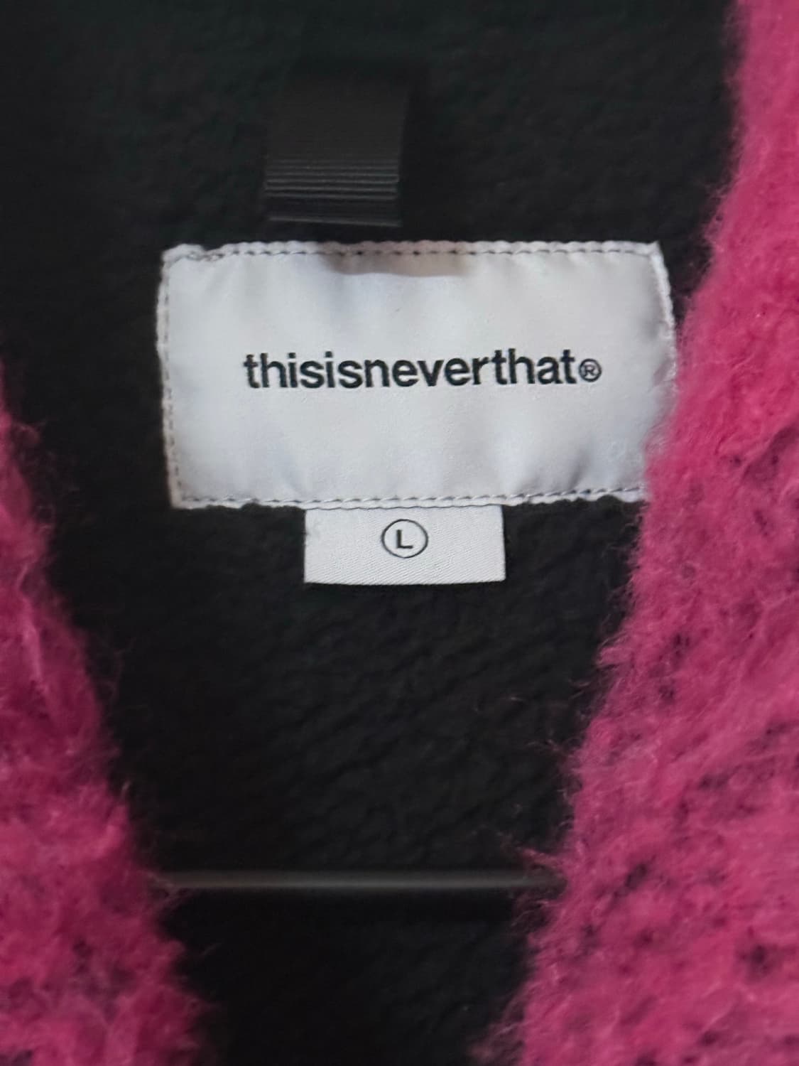 디네댓 단가라 니트집업 상품이미지2