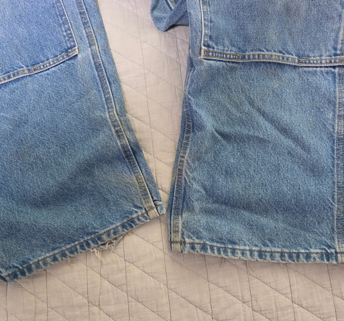 [42X32] 빈티지 칼하트 더블니 B73 DST 데님팬츠 B-12 상품이미지4