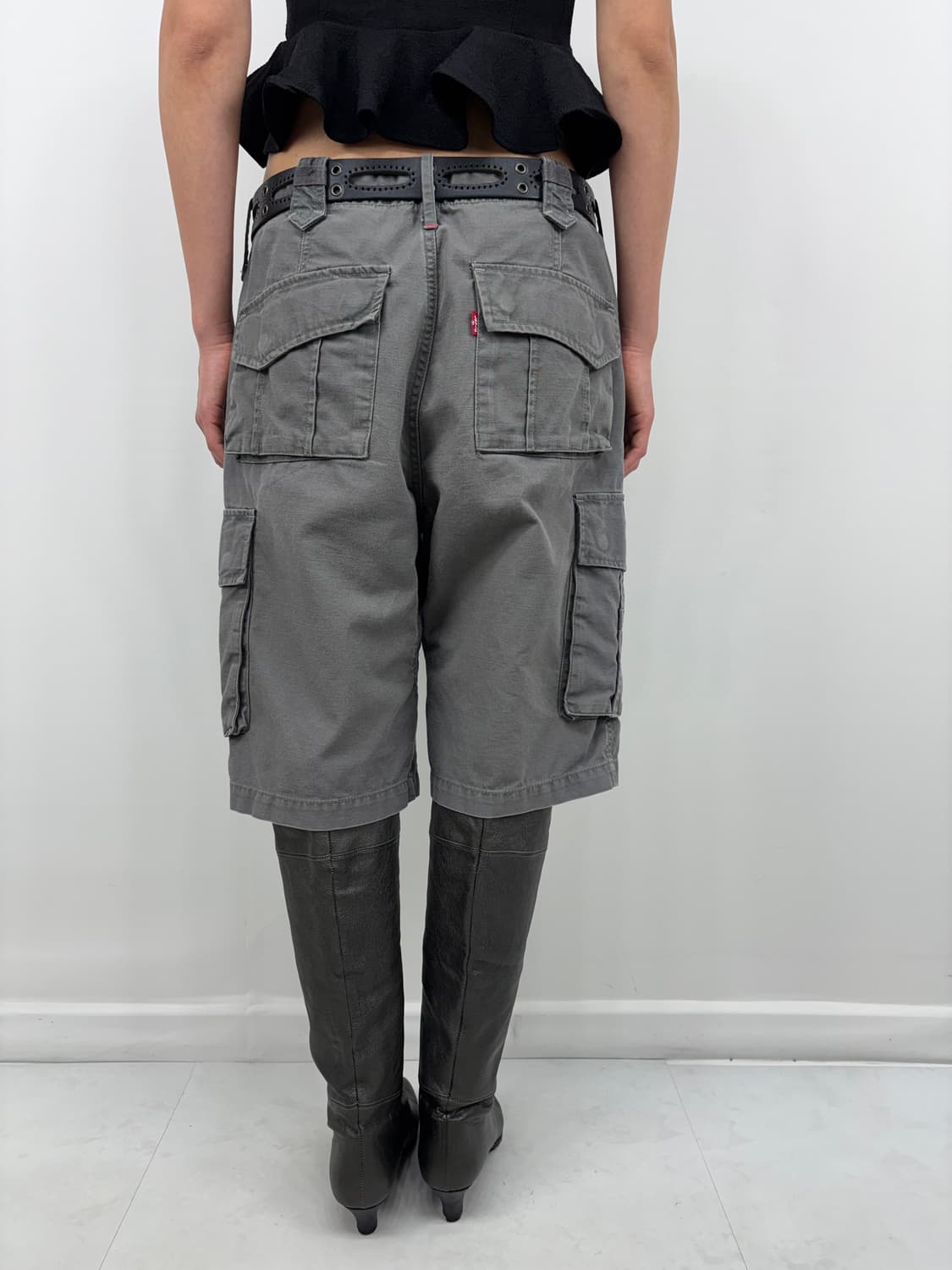 LEVIS CARGO SHORTS KHAKI GRAY 상품이미지1