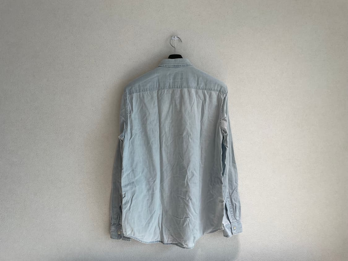 데님 서플라이 레귤러핏 라이트블루 셔츠 상품이미지2