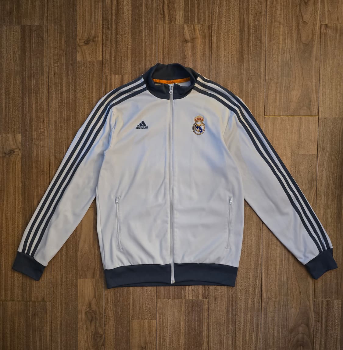 아디다스 레알 마드리드 트랙 자켓 화이트 100 상품이미지2