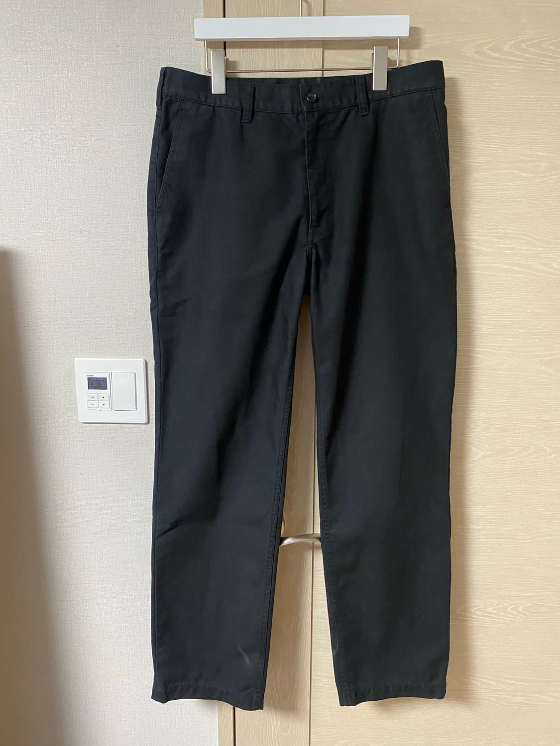 꼼데가르송 옴므 듀스 코튼 트라우저 블랙 XL 상품이미지1