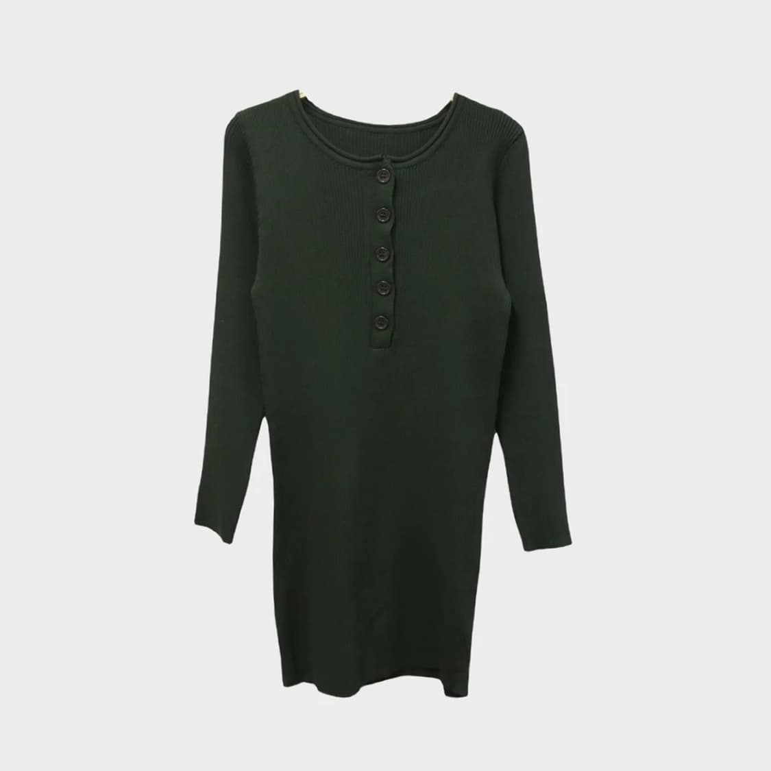 헨리넥 골지 니트 원피스 62013 상품이미지1