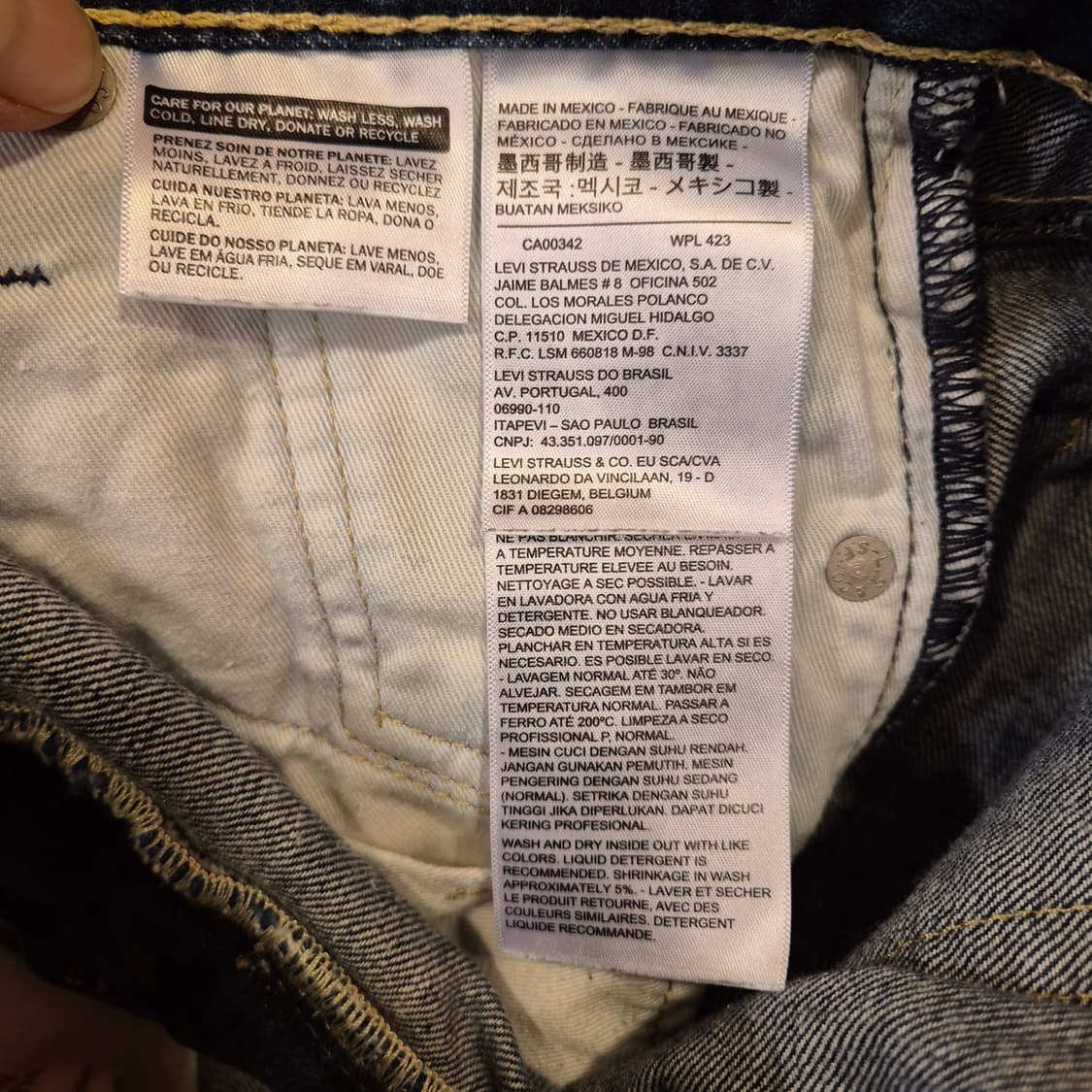 30인치 리바이스 513 청바지  상품이미지4