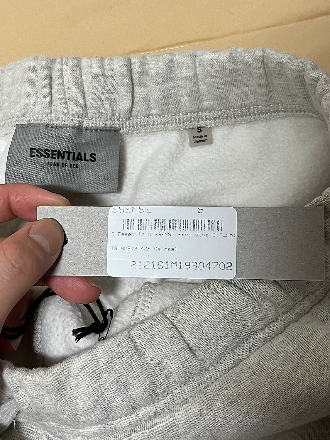 [S]피어오브갓 에센셜 스웻팬츠 오트밀 상품이미지2