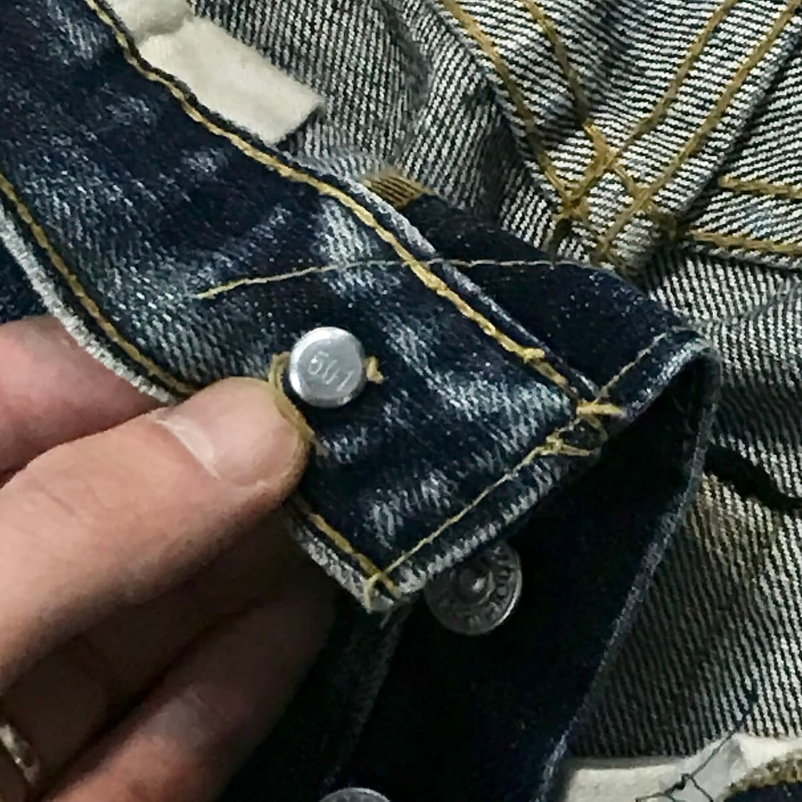 90s usa 리바이스 501xx 워시드 셀비지 데님 팬츠 허리 29 상품이미지10