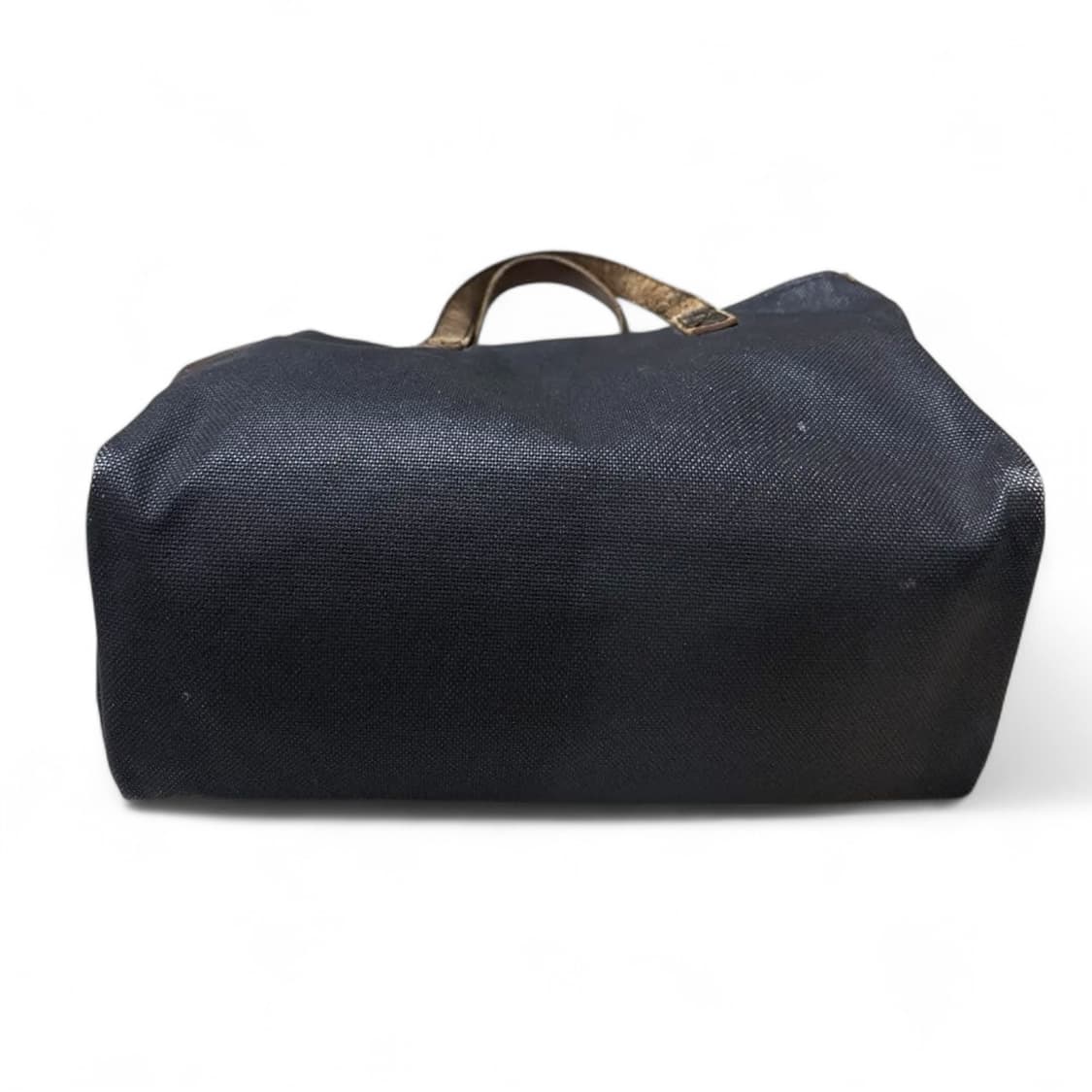 꼼데가르송 크랙 레더 핸들 캔버스 토트백 상품이미지4