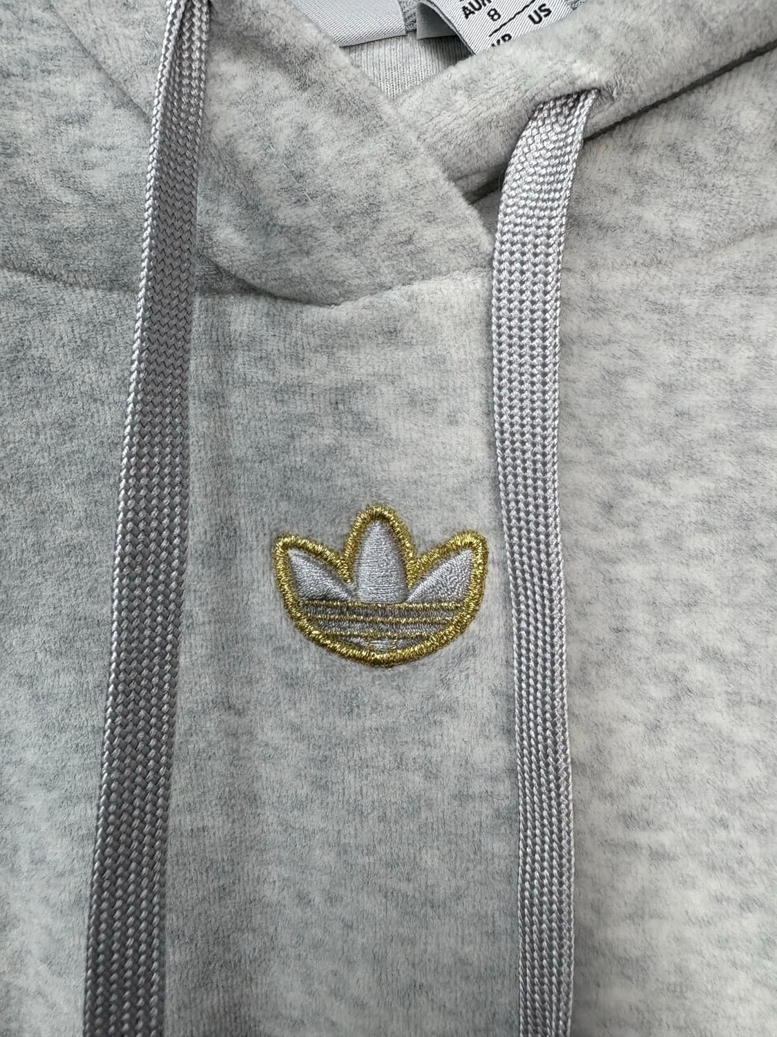 아디다스 벨루어 크롭 후드티 A2453 상품이미지3