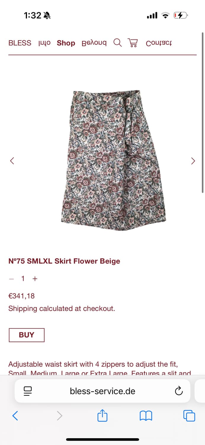 블레스 스커트 (BLESS N°75 Skirt)- 샵아모멘토 구매 상품이미지6