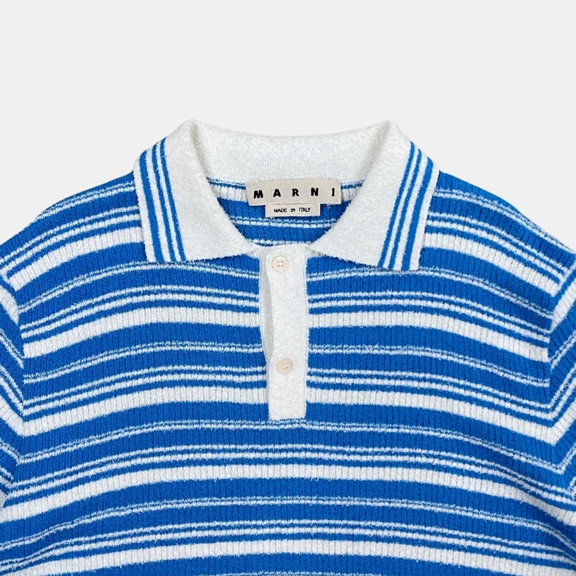 (50) 마르니 STRIPED TERRY POLO 셔츠 상품이미지2