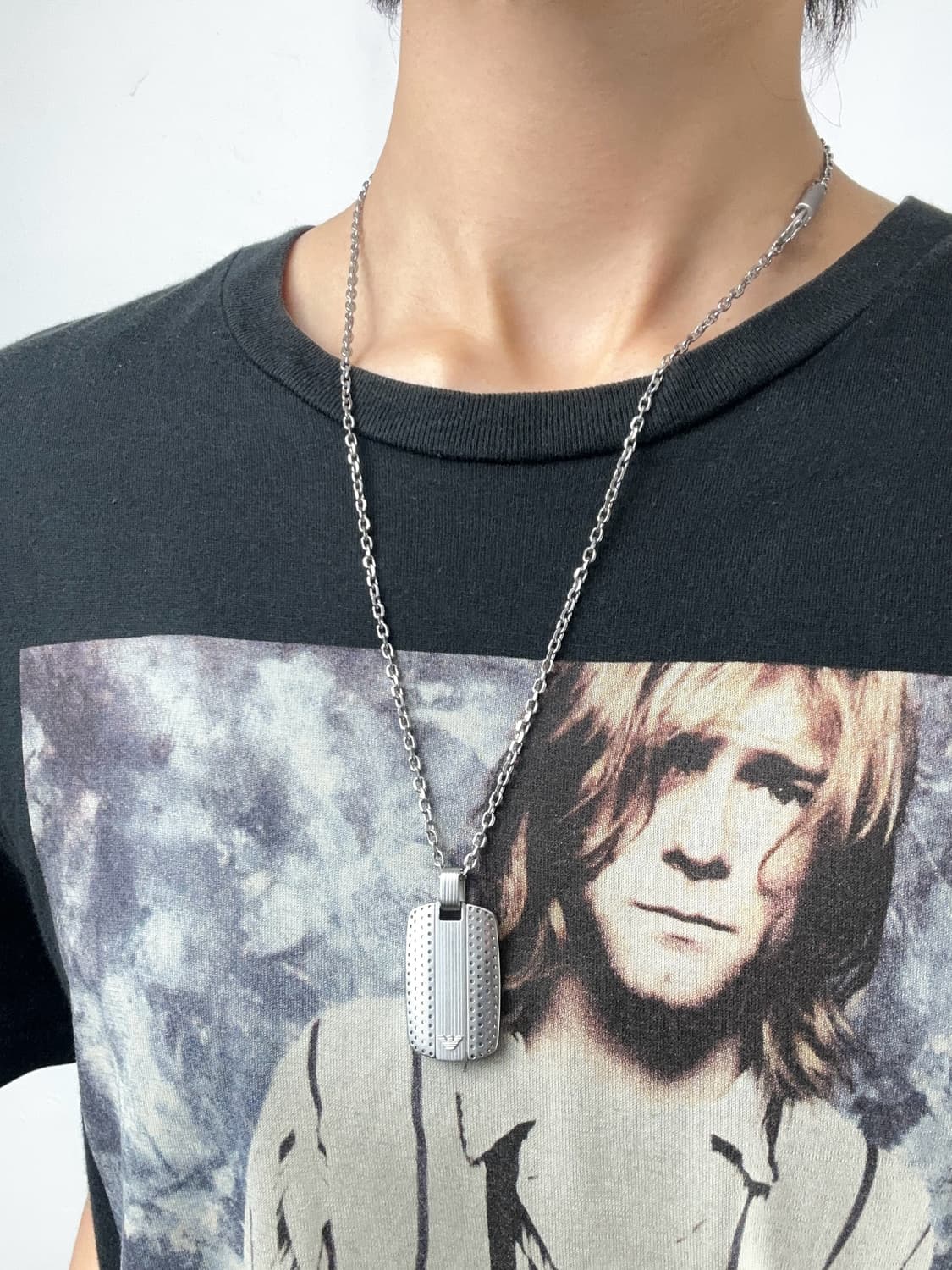 Emporio Armani Eagle Dog Tag Necklace  상품이미지1